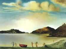 Haga click para ver la imagen ampliada 1959_02_port lligat at sunset 1959.jpg